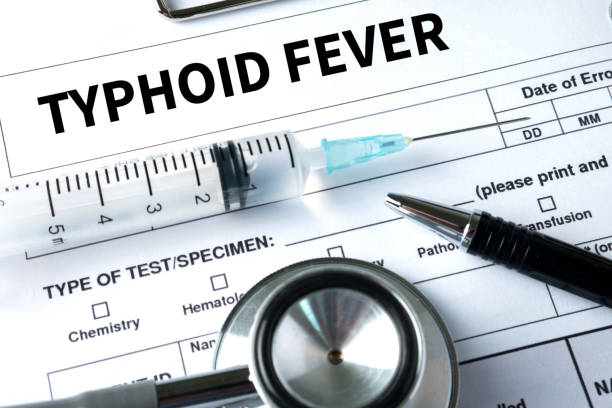 TYPHOID FEVER Medical Concept , Typhoid positive , Composition of Medicaments Stop Typhoid ,